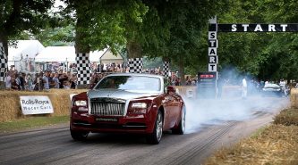 Rolls-Royce Wraith pounds rivals at Goodwood