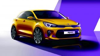 New Kia Rio sketched before Paris reveal