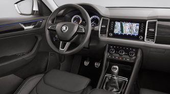 Skoda Kodiaq SUV interior and boot revealed in pictures