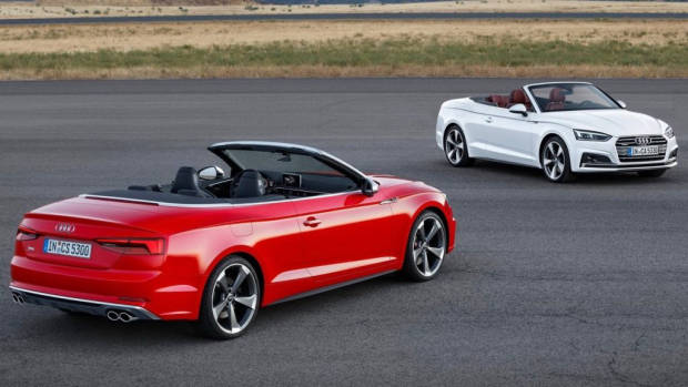 2017 Audi S5 cabriolet with roof open – Chasing Cars