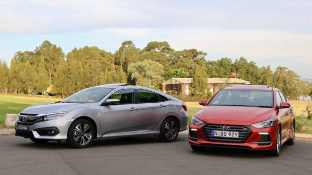 2017 Honda Civic and 2017 Hyundai Elantra Comparison