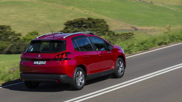 2017 Peugeot 2008 red rear