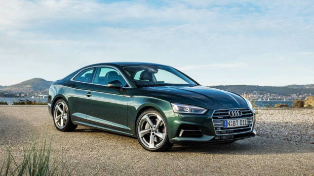 2017 Audi A5 green front