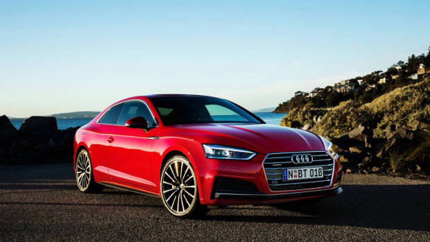 2017 Audi A5 red front