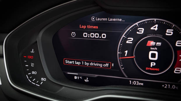 2017 Audi S5 interior Virtual Cockpit