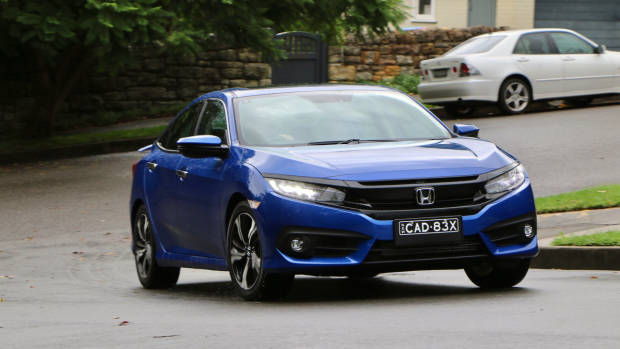 2017 Honda Civic RS Brilliant Sporty Blue Driving