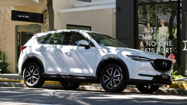 2017 Mazda CX-5 GT Snowflake White Pearl Side Profile