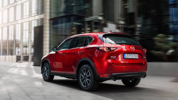 2017 Mazda CX-5 red rear
