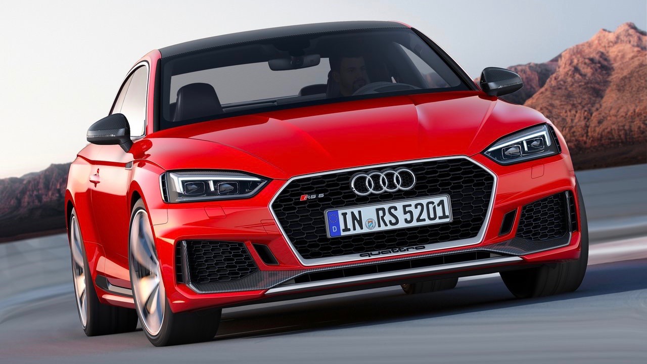 2018 Audi RS5 Coupe red front