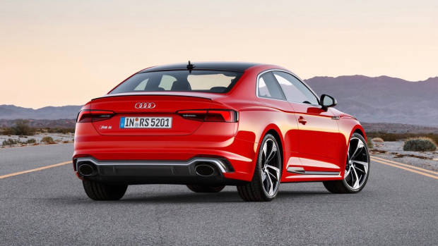 2018 Audi RS5 Coupe red rear
