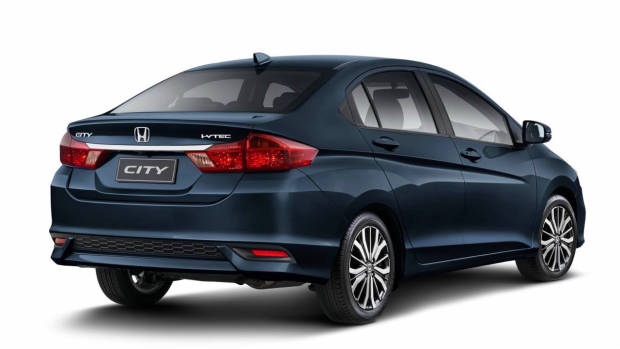 2018 Honda City blue rear