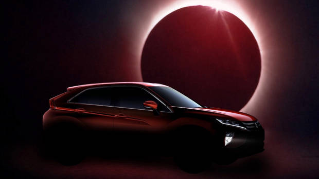 2018 Mitsubishi Eclipse Cross red side teaser
