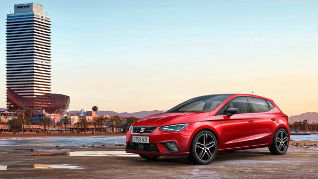 2018 SEAT Ibiza red front