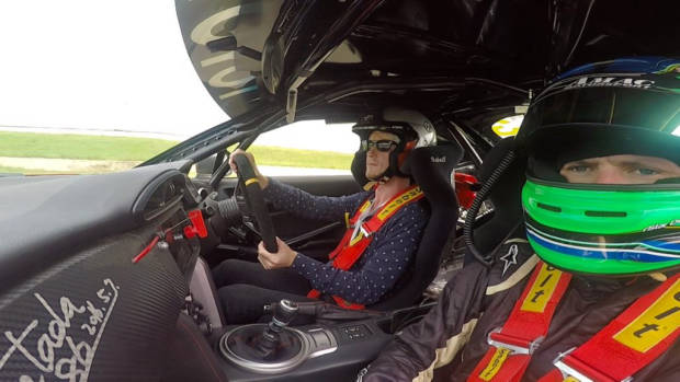 Jake Williams driving the Toyota 86 Racing Series car