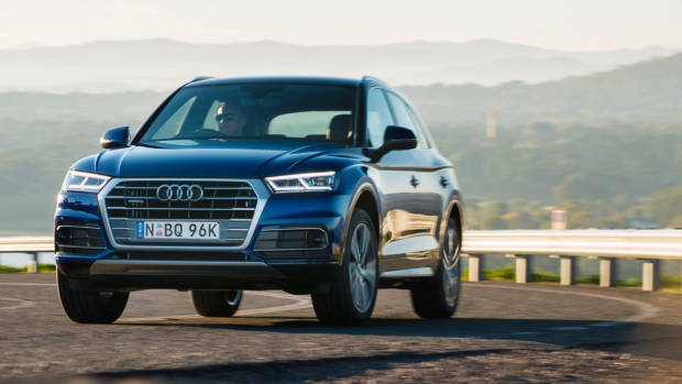 2017 Audi Q5 blue front right