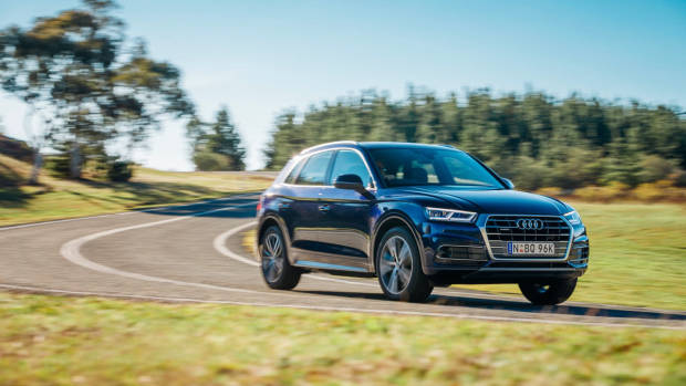 2017 Audi Q5 blue front side