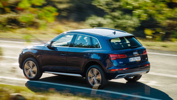 2017 Audi Q5 blue rear side