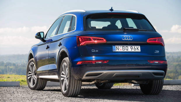 2017 Audi Q5 blue rear