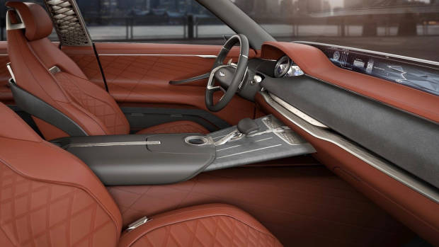 2017 Genesis G80 concept interior side