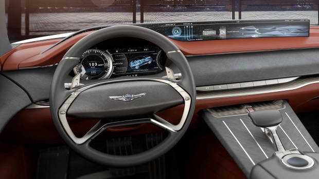 2017 Genesis G80 concept interior