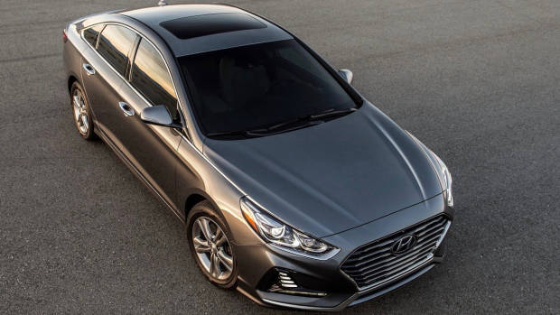 2017 Hyundai Sonata grey front