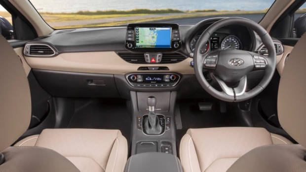 2017 Hyundai i30 Premium dashboard Australia