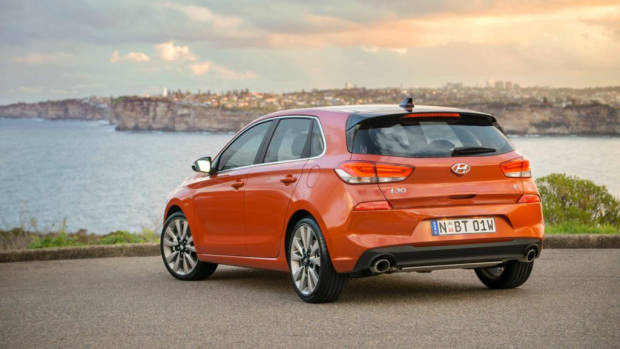 2017 Hyundai i30 SR orange Australia