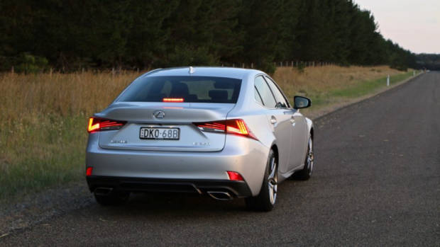 2017 Lexus IS350 F Sport Silver Rear End