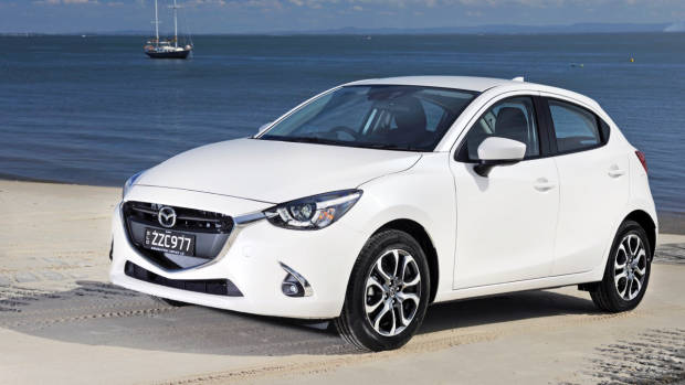 2017 Mazda2 Genki hatch white front