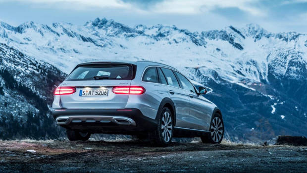 2017 Mercedes-Benz E-Class All Terrain silver rear