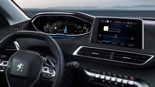 2017 Peugeot 3008 interior dashboard