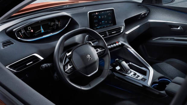 2017 Peugeot 3008 interior layout