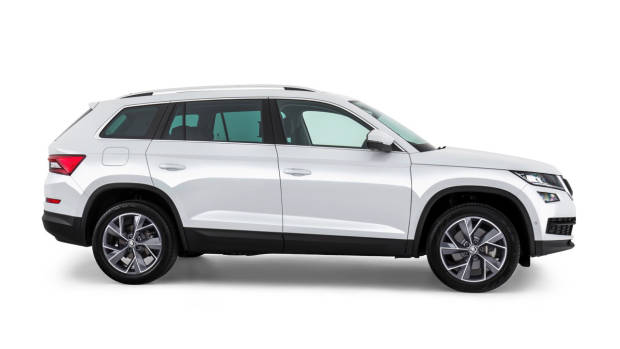 2017 ŠKODA KODIAQ white side