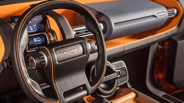 2017 Toyota FT-4X concept interior dashboard