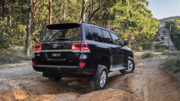 2017 Toyota Land Cruiser Altitude blue rear