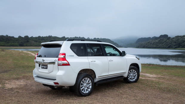2017 Toyota Prado Altitude white rear
