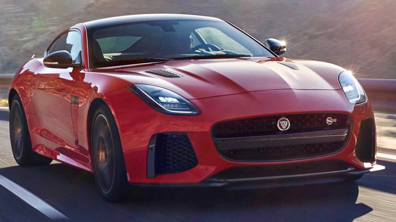 2018 Jaguar F-Type red front close