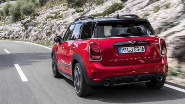 2017 John Cooper Works Countryman red rear