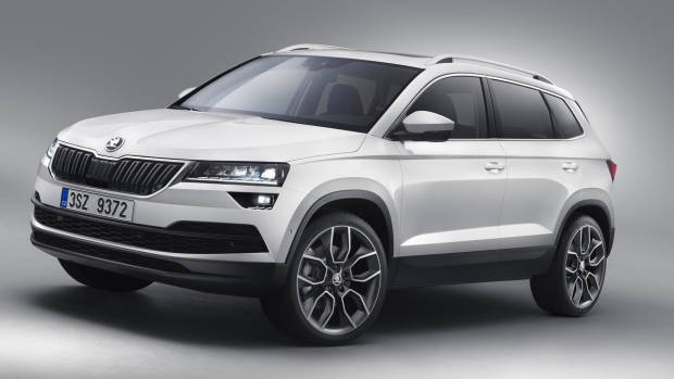 2018 Skoda Karoq white front