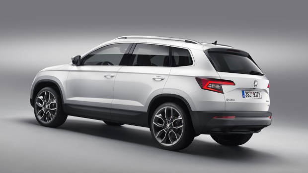 2018 Skoda Karoq white rear