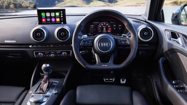 2017 Audi RS3 sedan interior