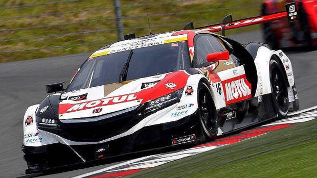 2017 Honda NSX-GT Jenson Button front
