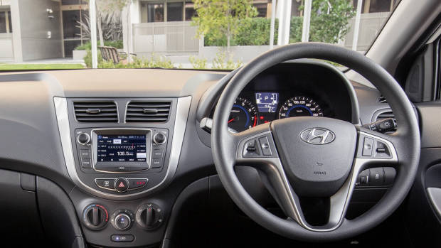 2017 Hyundai Accent interior