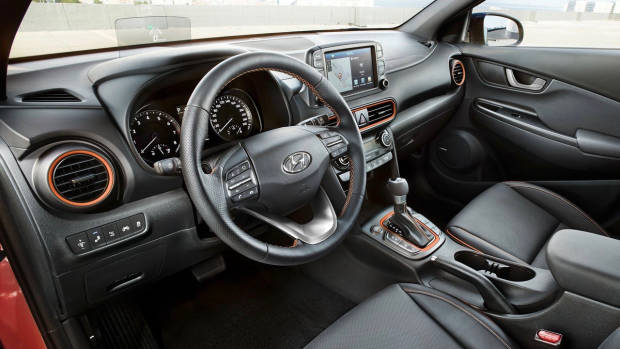 2017 Hyundai Kona cabin