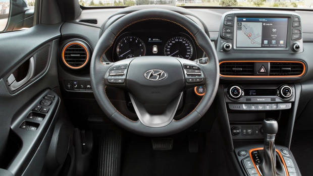 2017 Hyundai Kona dashboard