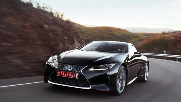 2017 Lexus LC black front