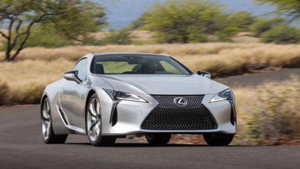 2017 Lexus LC silver front