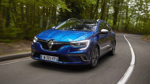 2017 Renault Megane GT wagon blue front side