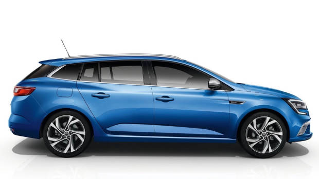 2017 Renault Megane GT wagon blue side
