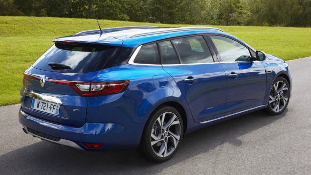 2017 Renault Megane GT wagon blue rear